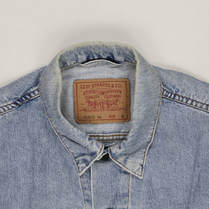 Levi's 70503 Vintage Light Blue Trucker Jacket Men Medium Cotton