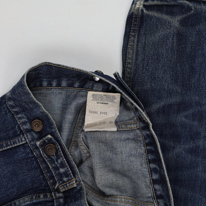 Levi's Vintage Denim Trucker Jacket Blue Large Cotton