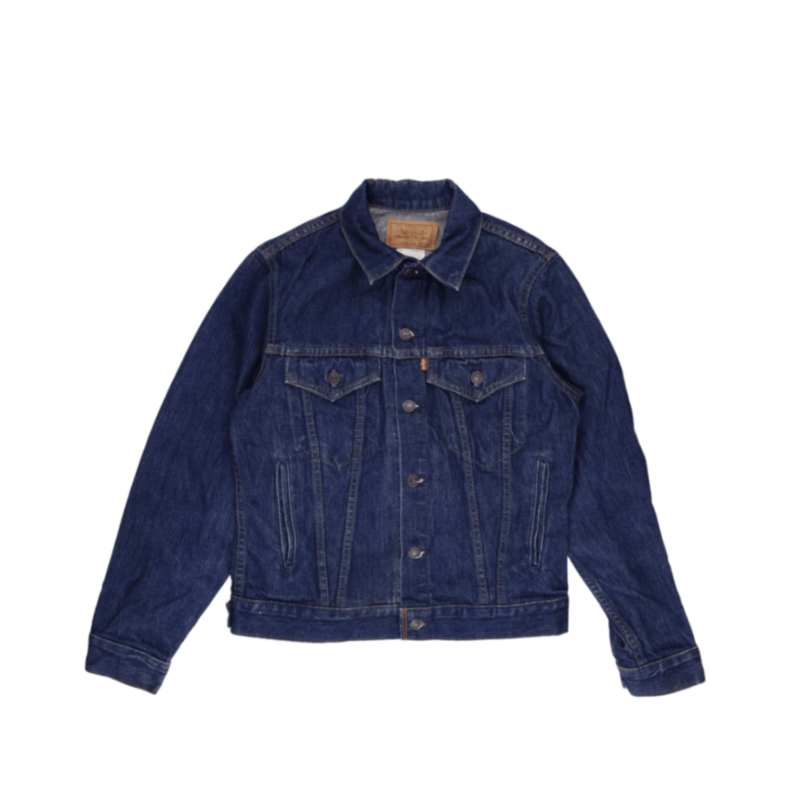 Levi's Vintage Blue Denim Trucker Jacket Model 70706-0216 Size 18 Unisex Cotton