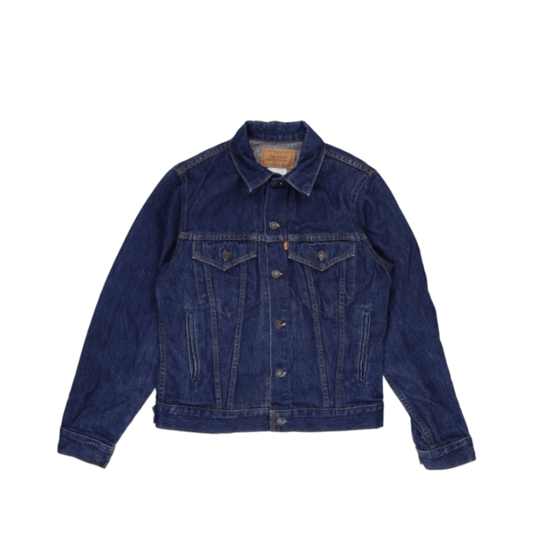 Levi's Vintage Blue Denim Trucker Jacket Model 70706-0216 Size 18 Unisex Cotton