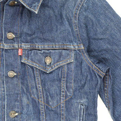 Levi's Vintage Blue Denim Trucker Jacket Model 70706-0216 Size 18 Unisex Cotton