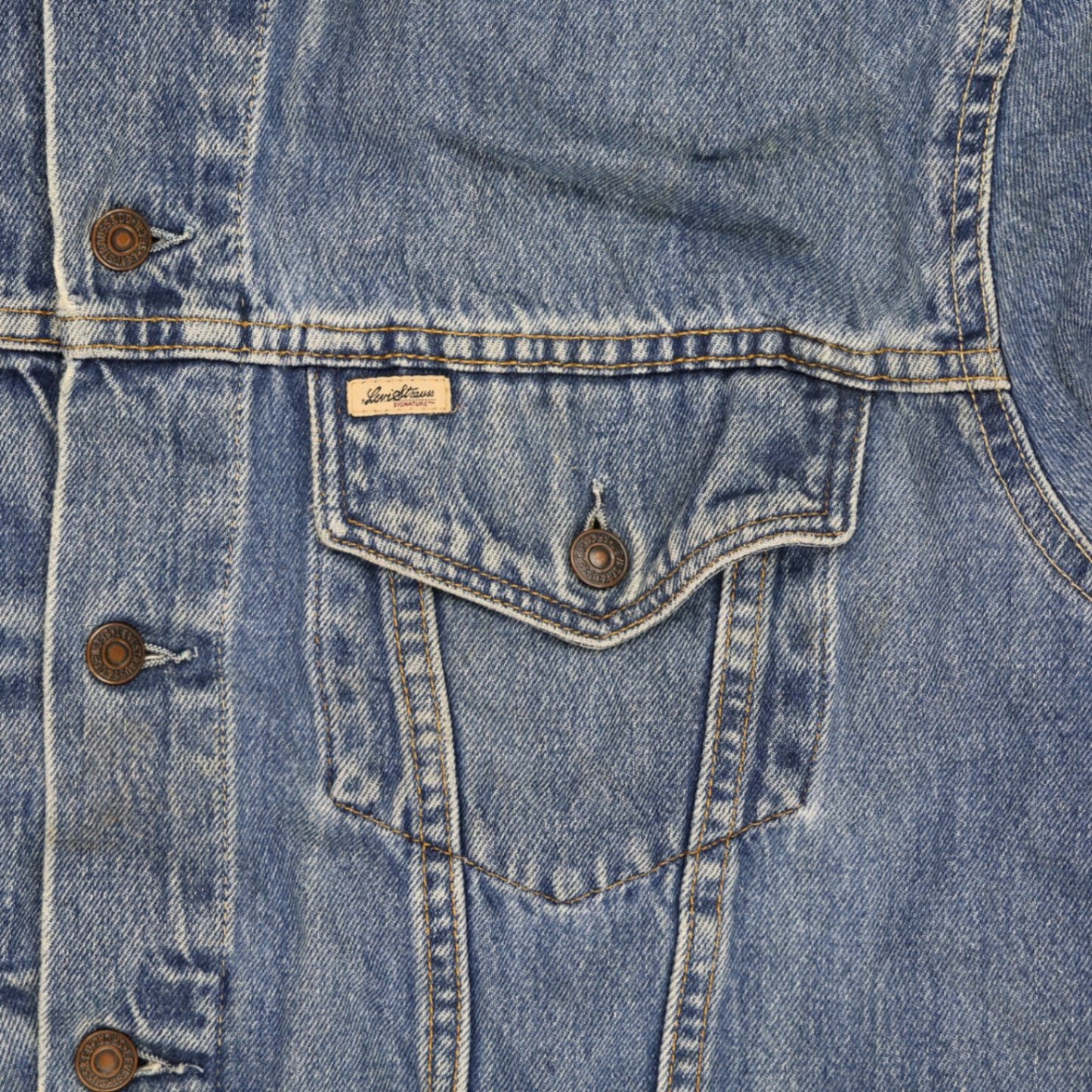 Levi Strauss Vintage Denim Trucker Jacket Blue XXL Cotton