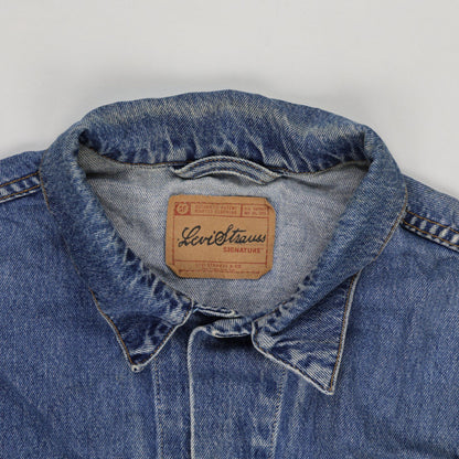 Levi Strauss Vintage Denim Trucker Jacket Blue XXL Cotton