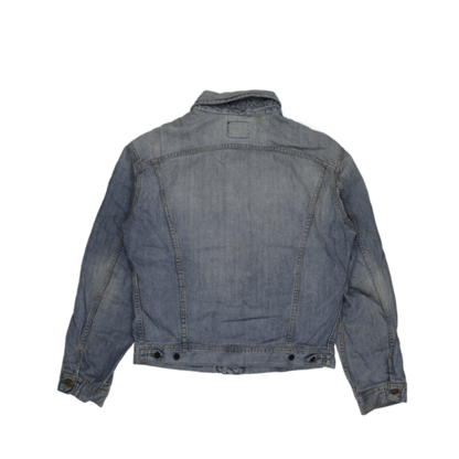 Lee Light Blue Denim Jacket Size L 100 Percent Cotton Vintage