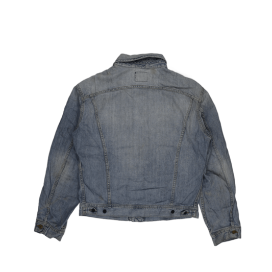 Lee Light Blue Denim Jacket Size L 100 Percent Cotton Vintage