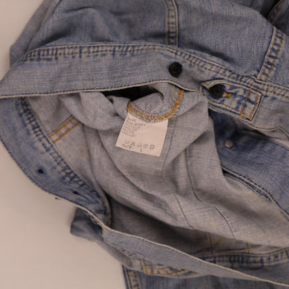 Lee Light Blue Denim Jacket Size L 100 Percent Cotton Vintage