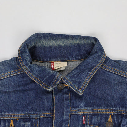 Levi's Vintage Blue Denim Trucker Jacket Men's Medium Cotton