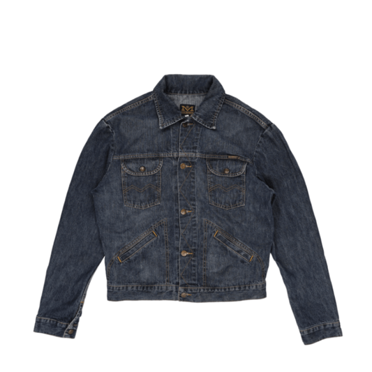 Maverick Classic Blue Denim Jacket Large Cotton Vintage
