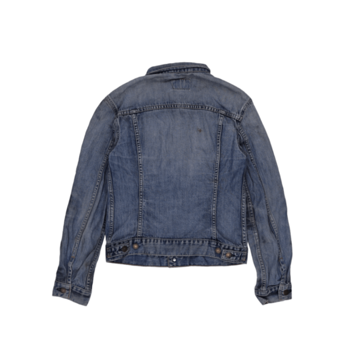 Levi's Girls Classic Medium Blue Denim Trucker Jacket Size Medium Cotton Vintage