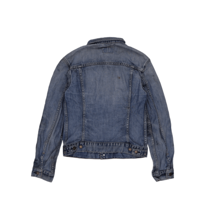 Levi's Girls Classic Medium Blue Denim Trucker Jacket Size Medium Cotton Vintage