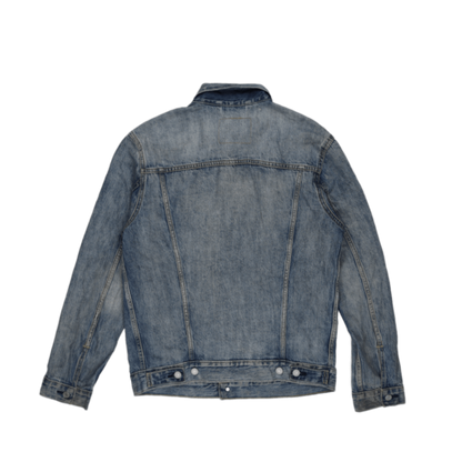 Levi's Vintage Medium Blue Denim Trucker Jacket Men's Size M 100% Cotton Collared