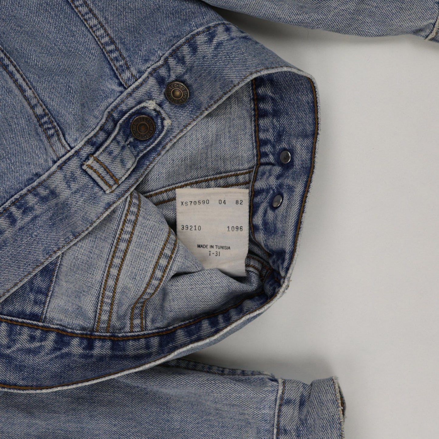 Levi's Vintage Light Blue Denim Jacket Women XS Cotton