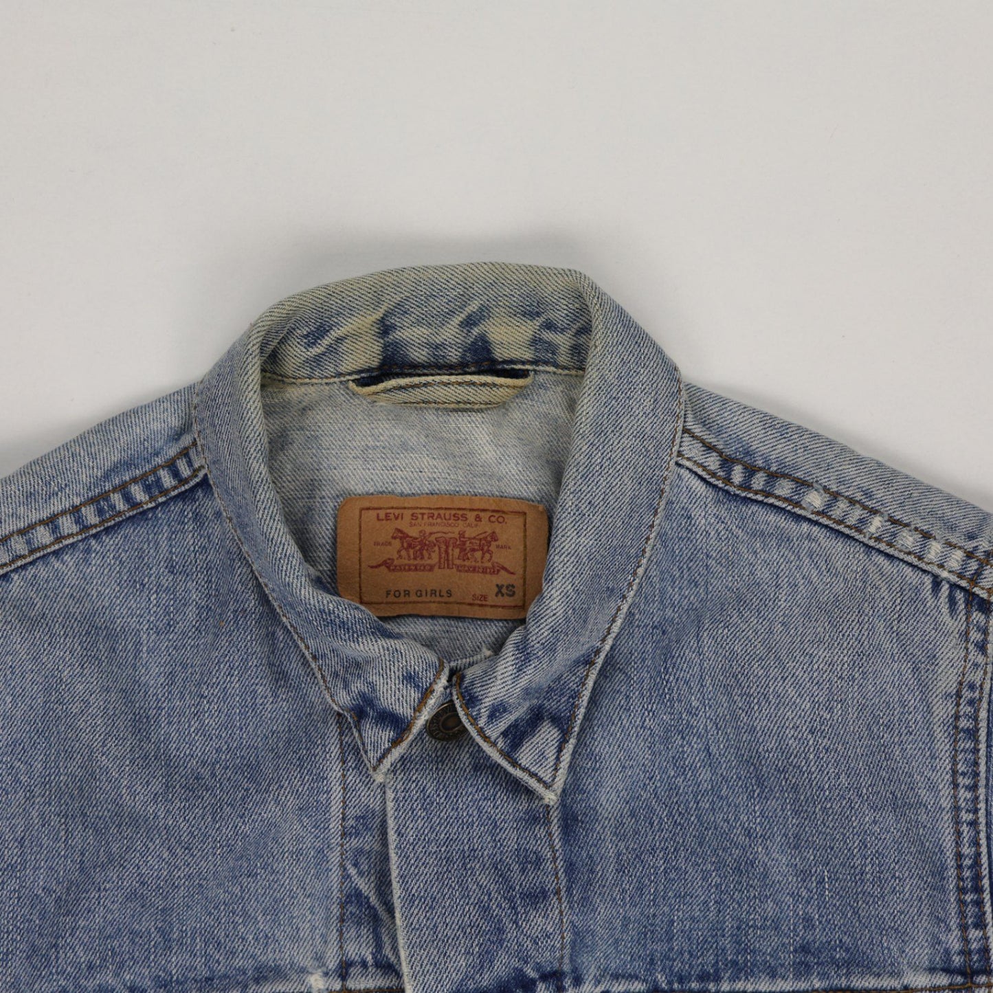 Levi's Vintage Light Blue Denim Jacket Women XS Cotton