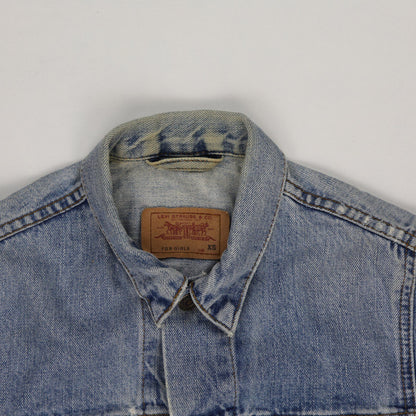 Levi's Vintage Light Blue Denim Jacket Women XS Cotton