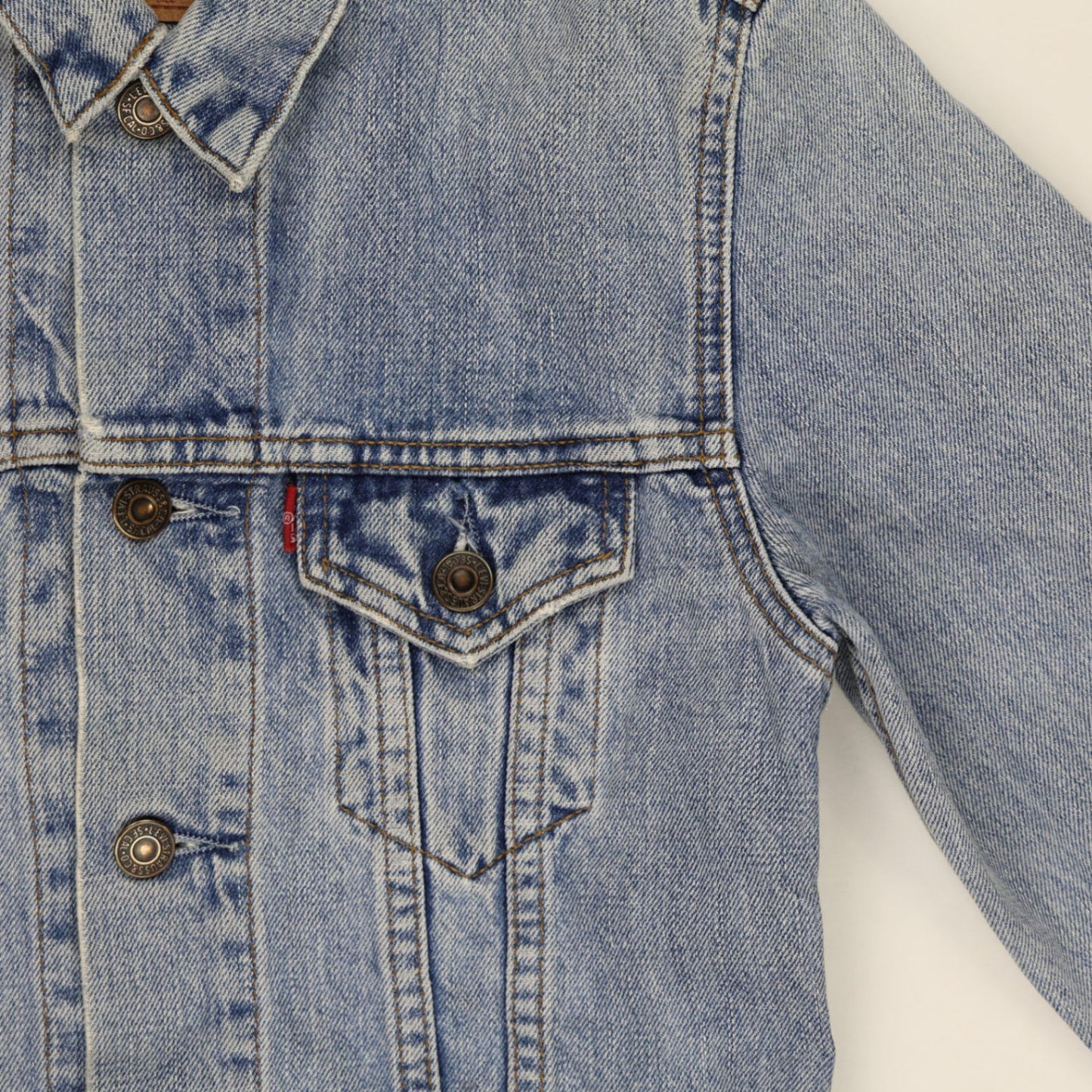 Levi's Vintage Light Blue Denim Jacket Women XS Cotton