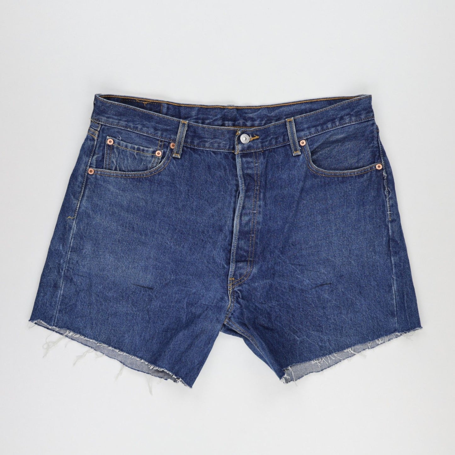 Levi's 501XX Vintage Blue Denim Shorts W38 L34 100% Cotton
