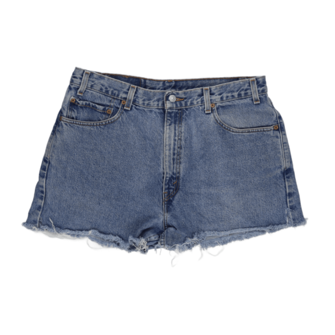 Levi's Vintage 505 Regular Fit Denim Shorts Blue W36 L29 100% Cotton