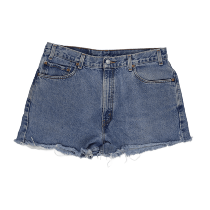 Levi's Vintage 505 Regular Fit Denim Shorts Blue W36 L29 100% Cotton