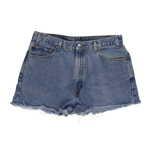 Levi's Vintage 505 Regular Fit Denim Shorts Blue W36 L29 100% Cotton