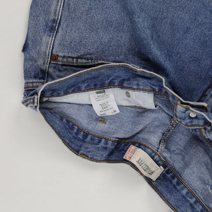 Levi's 550 Relaxed Fit Vintage Denim Shorts Blue W40 L30 100 Cotton