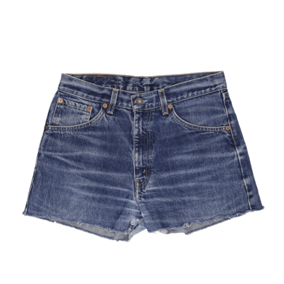 Levi's 521 Vintage High Waisted Blue Denim Shorts W32 Cotton