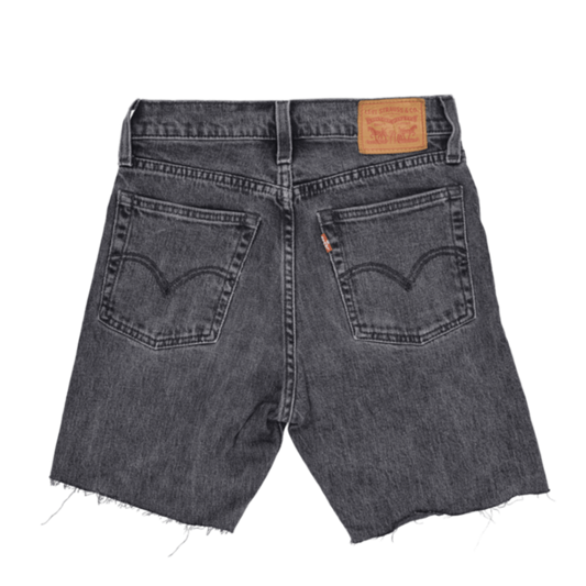 Levi's 501 Black Distressed Denim Shorts W32 Cotton Denim Vintage