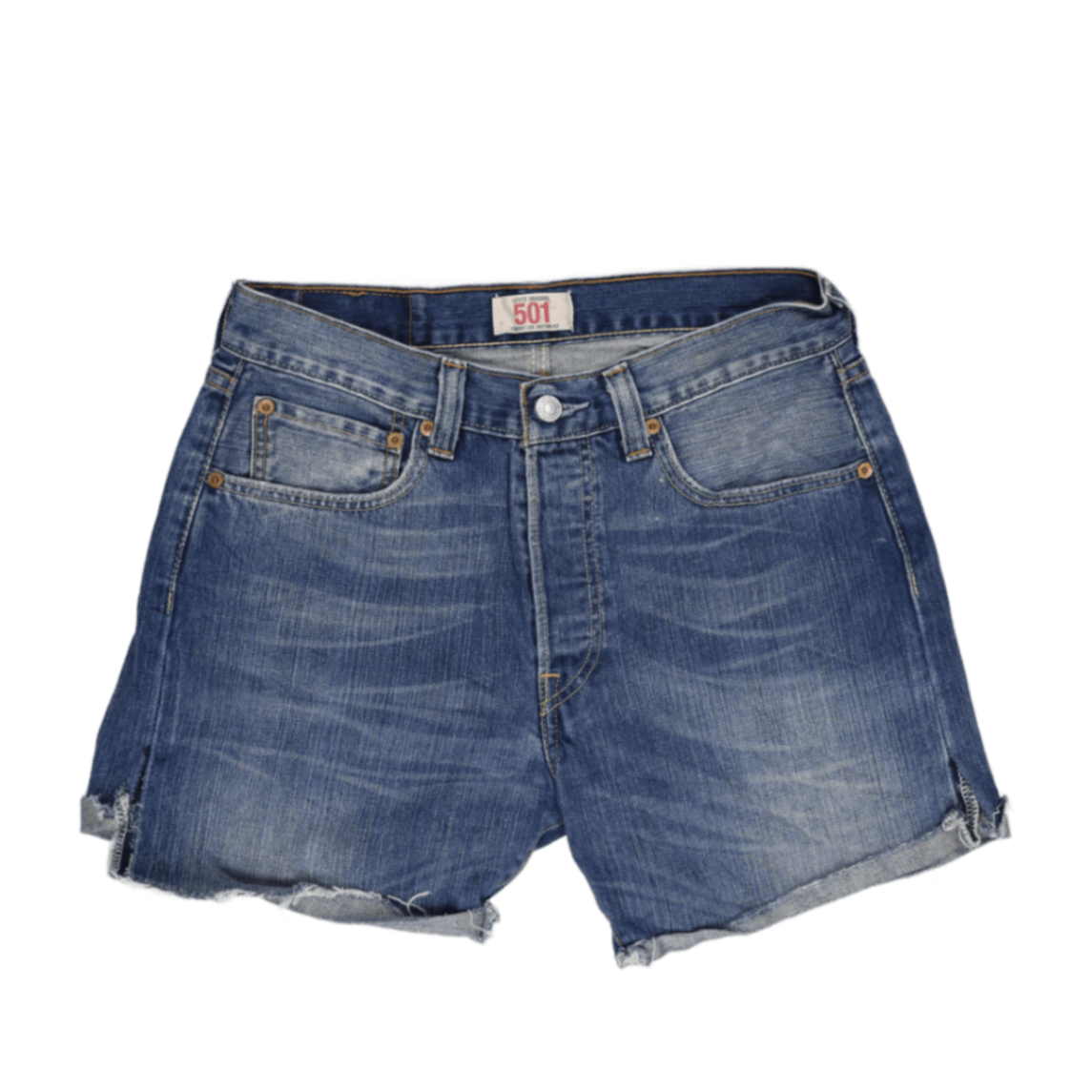 Levi's 501 Vintage Denim Cut Off Shorts Blue W31 Cotton