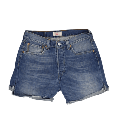 Levi's 501 Vintage Denim Cut Off Shorts Blue W31 Cotton