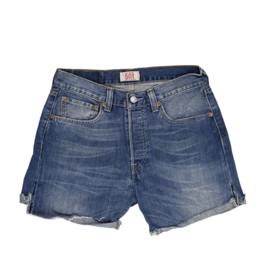 Levi's 501 Vintage Denim Cut Off Shorts Blue W31 Cotton