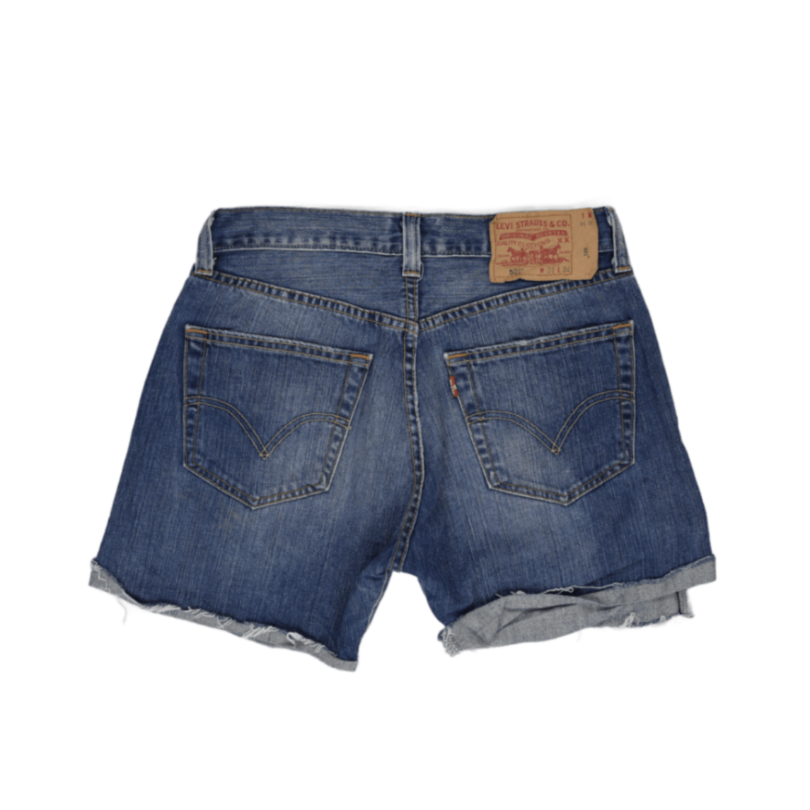 Levi's 501 Vintage Denim Cut Off Shorts Blue W31 Cotton