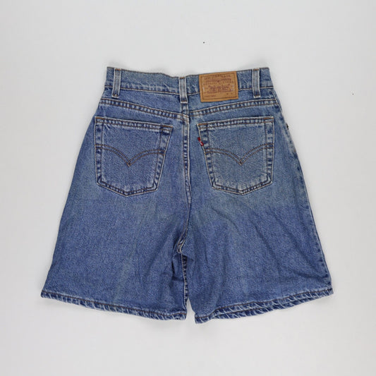 Levi's Vintage Mid Blue Denim Shorts Medium Cotton 21 cm Inseam