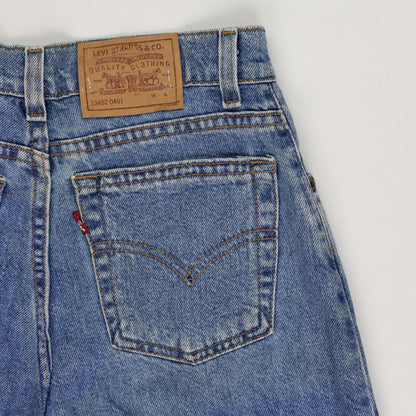 Levi's Vintage Mid Blue Denim Shorts Medium Cotton 21 cm Inseam