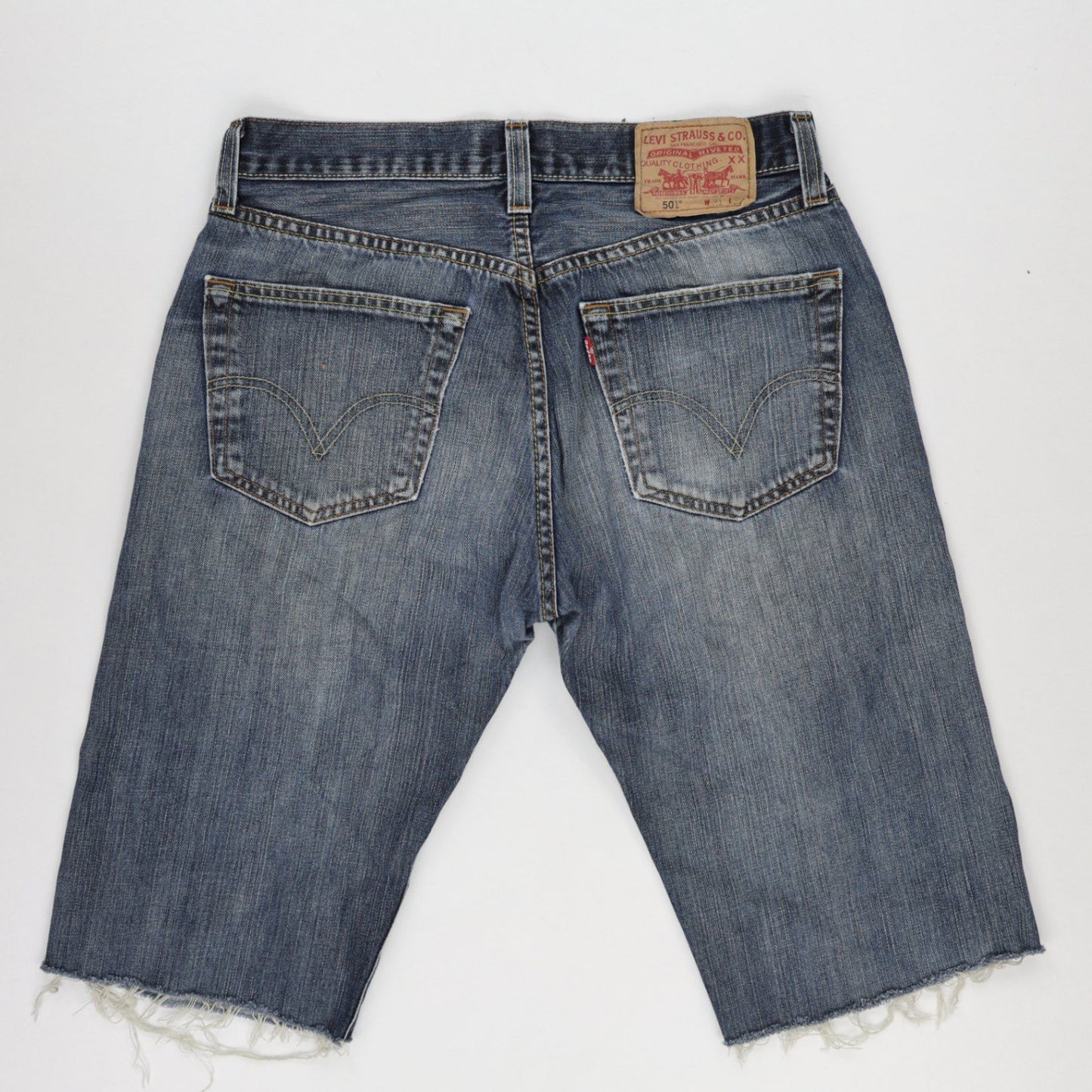 Levi's 501 Vintage Cut Off Shorts Blue W32 Cotton