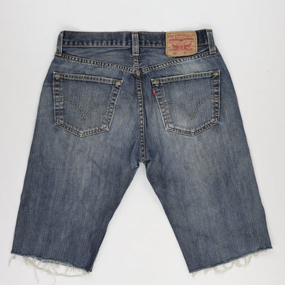 Levi's 501 Vintage Cut Off Shorts Blue W32 Cotton