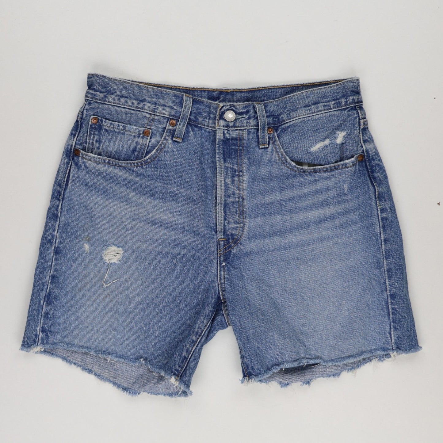Levi's 501 Vintage Denim Shorts Blue W36 100% Cotton