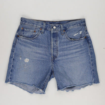 Levi's 501 Vintage Denim Shorts Blue W36 100% Cotton