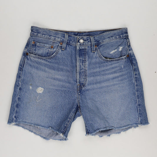 Levi's 501 Vintage Denim Shorts Blue W36 100% Cotton