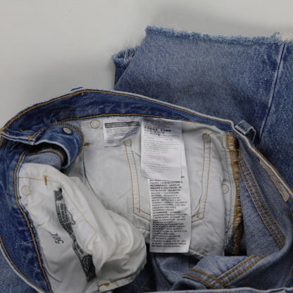 Levi's 501 Vintage Denim Shorts Blue W36 100% Cotton