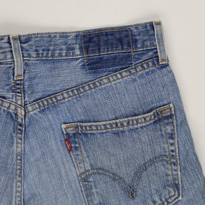 Levi's Vintage Blue Cut-Off Denim Shorts Women's W30 Cotton Denim 7 Inseam