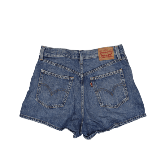 Levi's Women's High-Waisted Vintage Denim Shorts Blue Size 29 Cotton