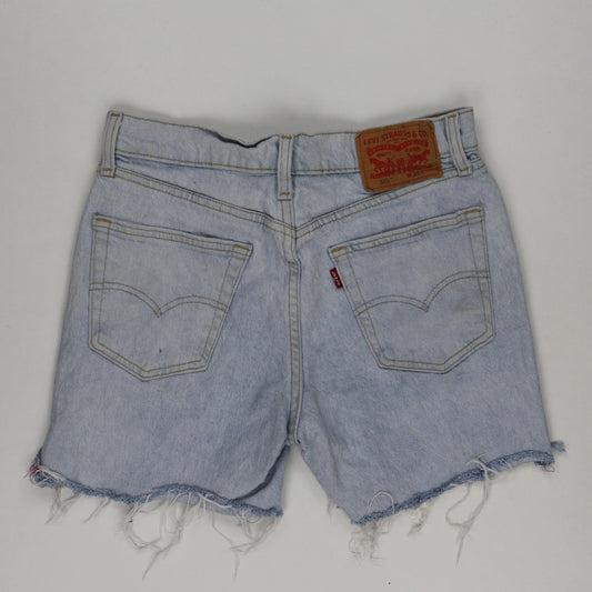 Levi's 541 Light Blue Denim Cut-Off Shorts Women's Size W29 100% Cotton Vintage
