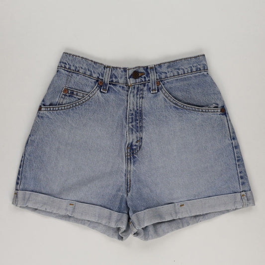 Levi's 954 Vintage Denim Shorts Classic Blue 29W 100% Cotton High-Waisted