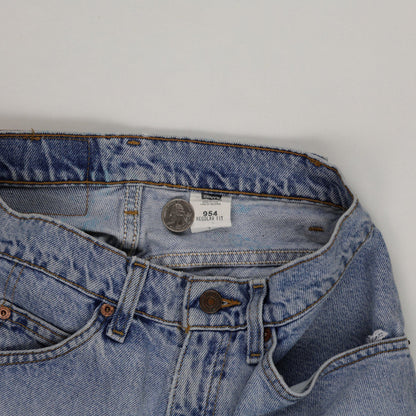 Levi's 954 Vintage Denim Shorts Classic Blue 29W 100% Cotton High-Waisted