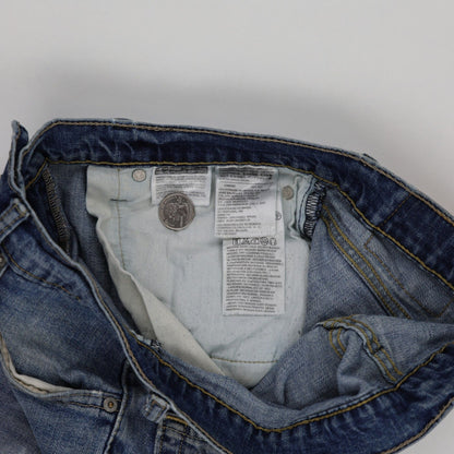 Levi's Vintage Blue Cut-Off Denim Shorts Women's Medium 6 Inch Inseam Cotton