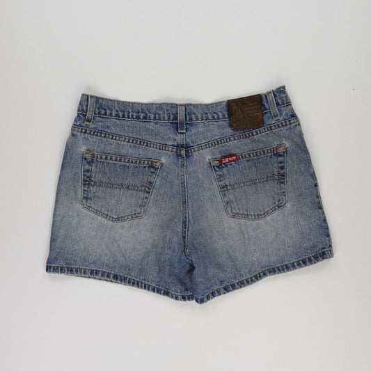 Polo Ralph Lauren Vintage Denim Shorts Light Blue 100% Cotton Size 12 Inseam 10in Womens
