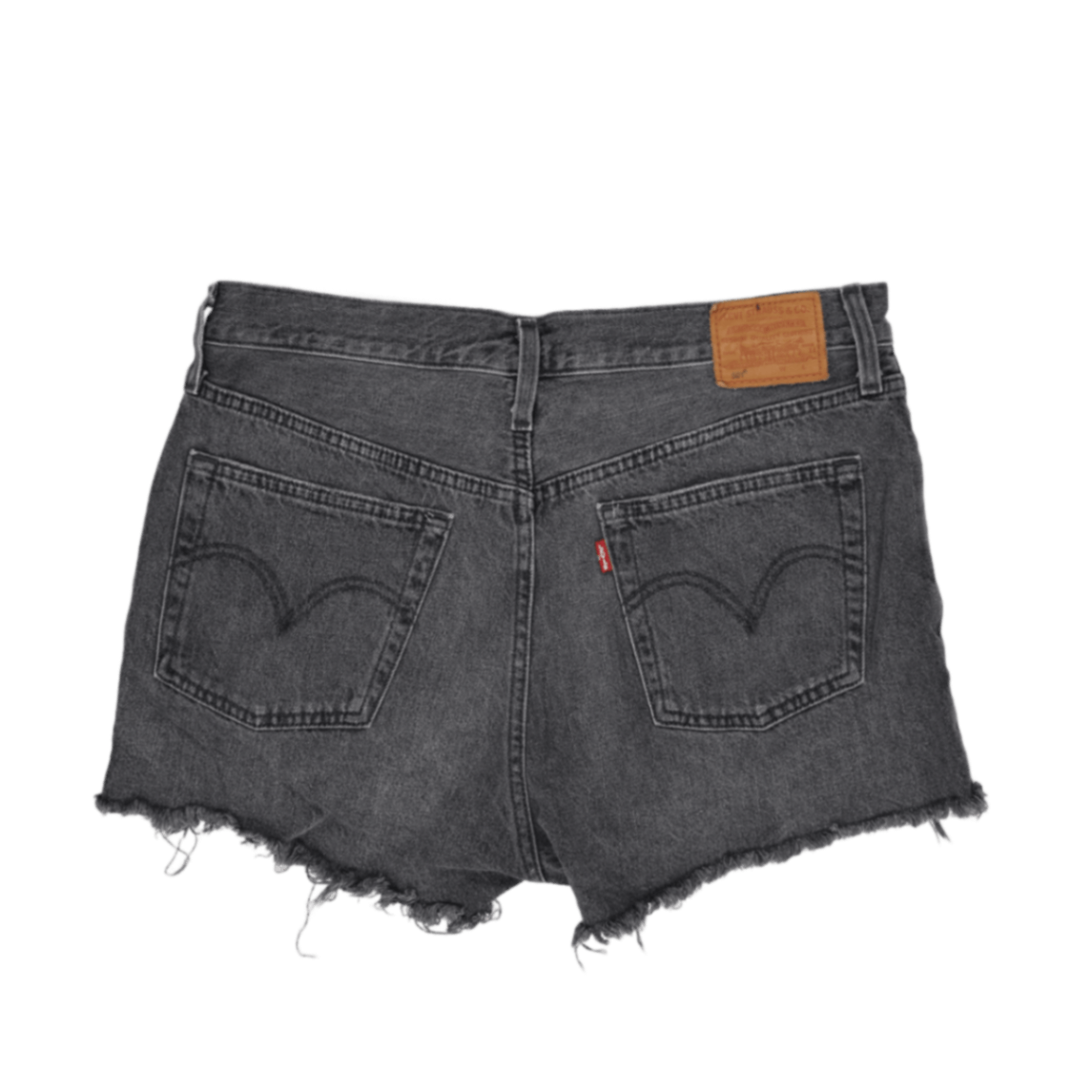 Levi's 501 Vintage Black Denim Cut-Off Shorts W27 100% Cotton