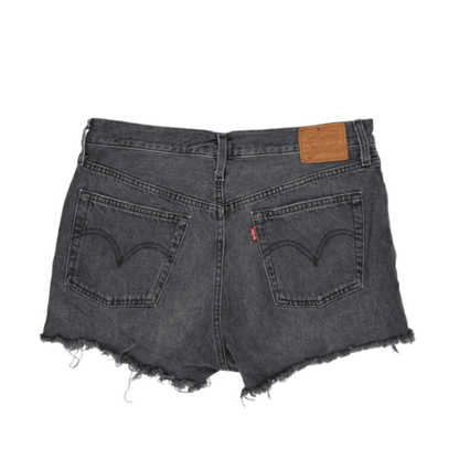 Levi's 501 Vintage Black Denim Cut-Off Shorts W27 100% Cotton