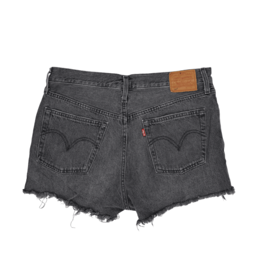 Levi's 501 Vintage Black Denim Cut-Off Shorts W27 100% Cotton