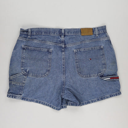 Tommy Hilfiger Vintage Carpenter Shorts Blue W36 100 Cotton