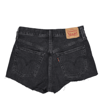 Levi's 501 Vintage Black Denim Shorts Womens W29 100% Cotton 5 Inch Inseam